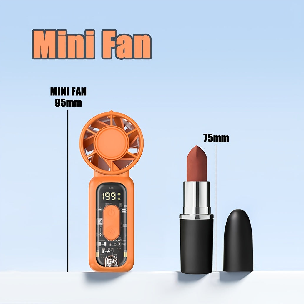 portable handheld mini fan rechargeable personal
