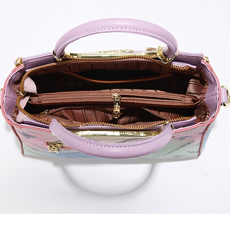 womens 3pcs handbag set fashion bag geometric