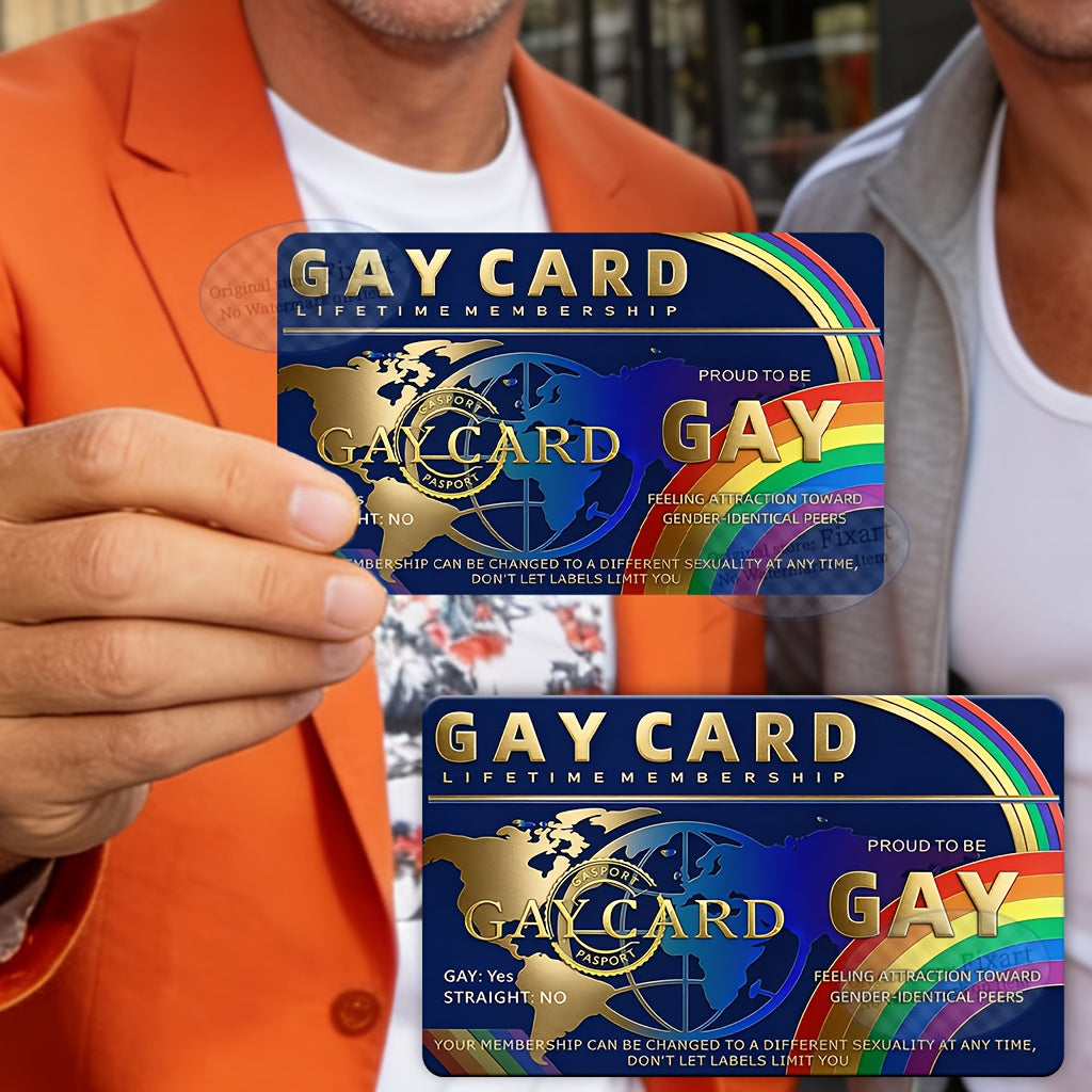 1 3pcs pride membership card