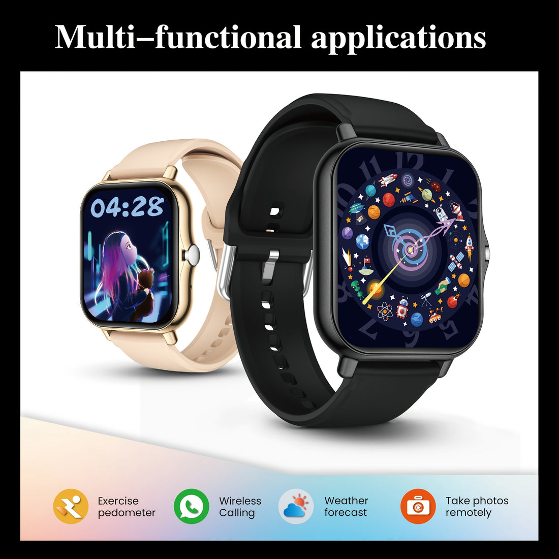1 83 inch full touchscreen watch a unisex gift