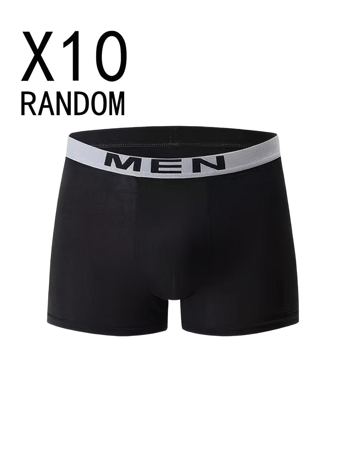 random 10 pcs assorted men color boxer briefs