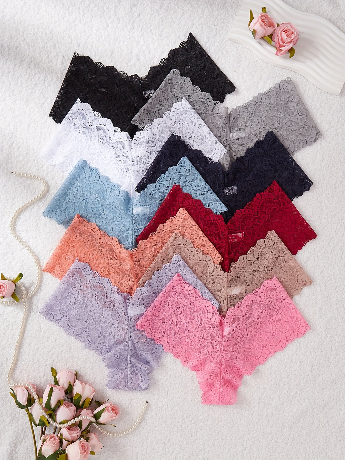 womens lace boxer shorts 10 pack | temu Temu