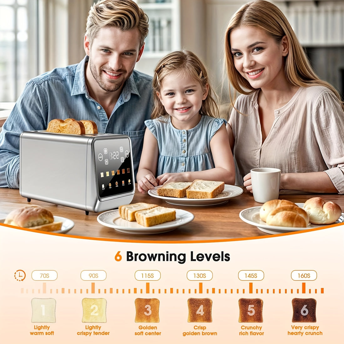 toaster 2 stainless steel