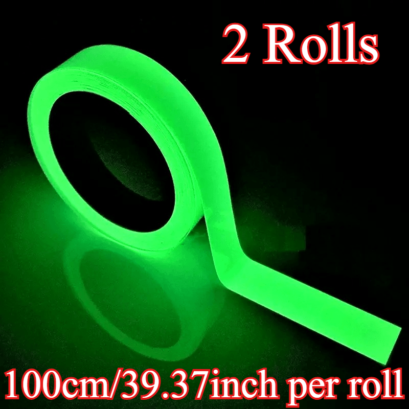 2 rolls long lasting fluorescent tape suitable