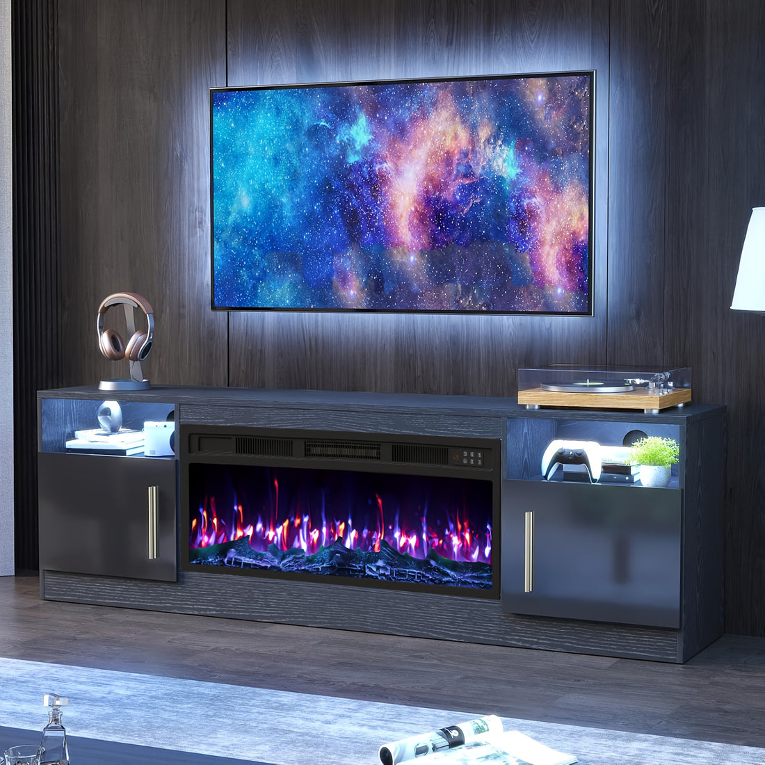 fireplace tv stand 36 fireplace 80 modern wood high