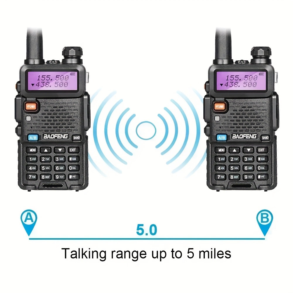 set 2 5w high power dual band two way wireless