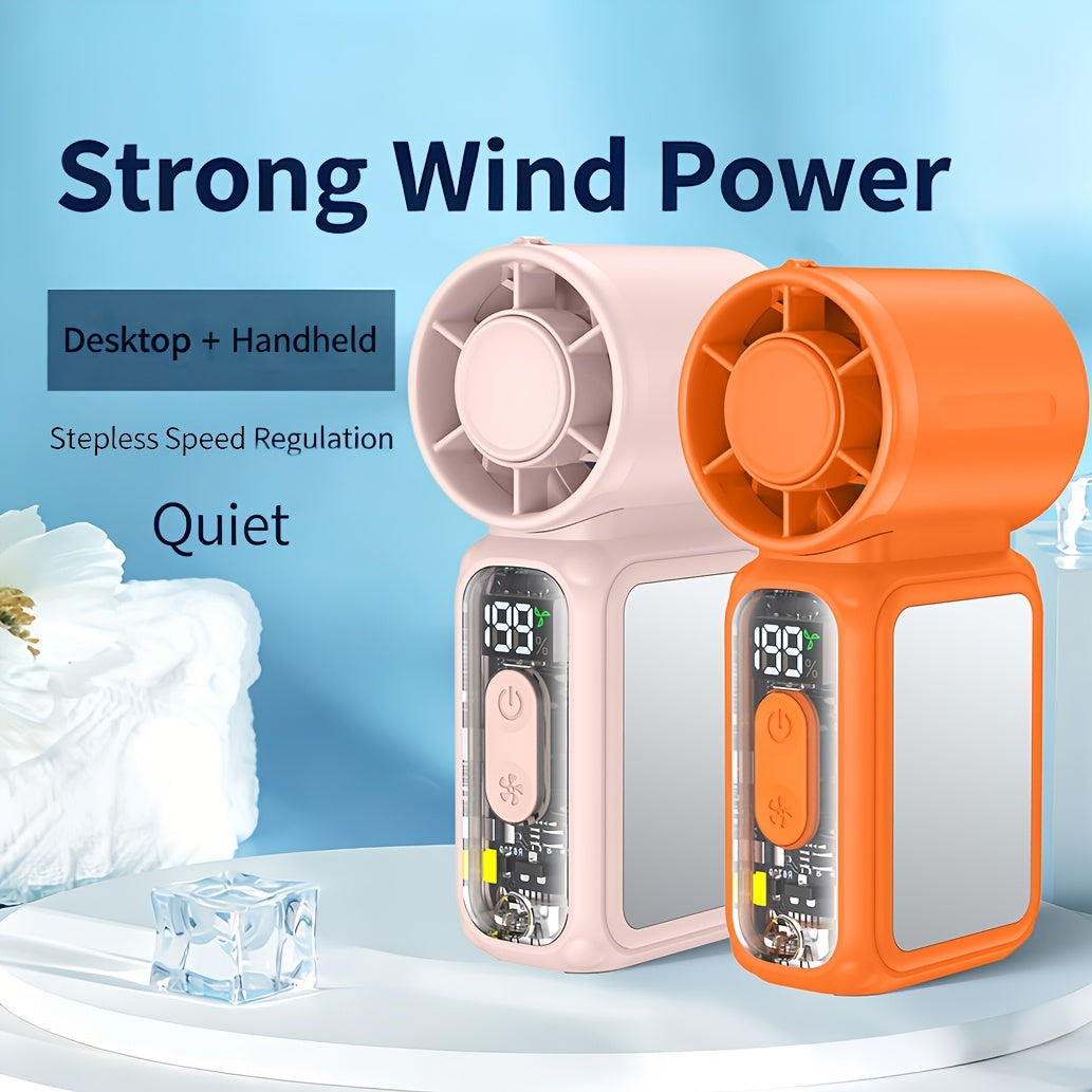 portable handheld mini fan rechargeable personal