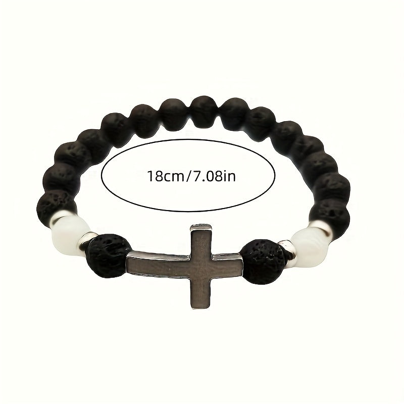 1pc volcano stone retro bracelet multi color