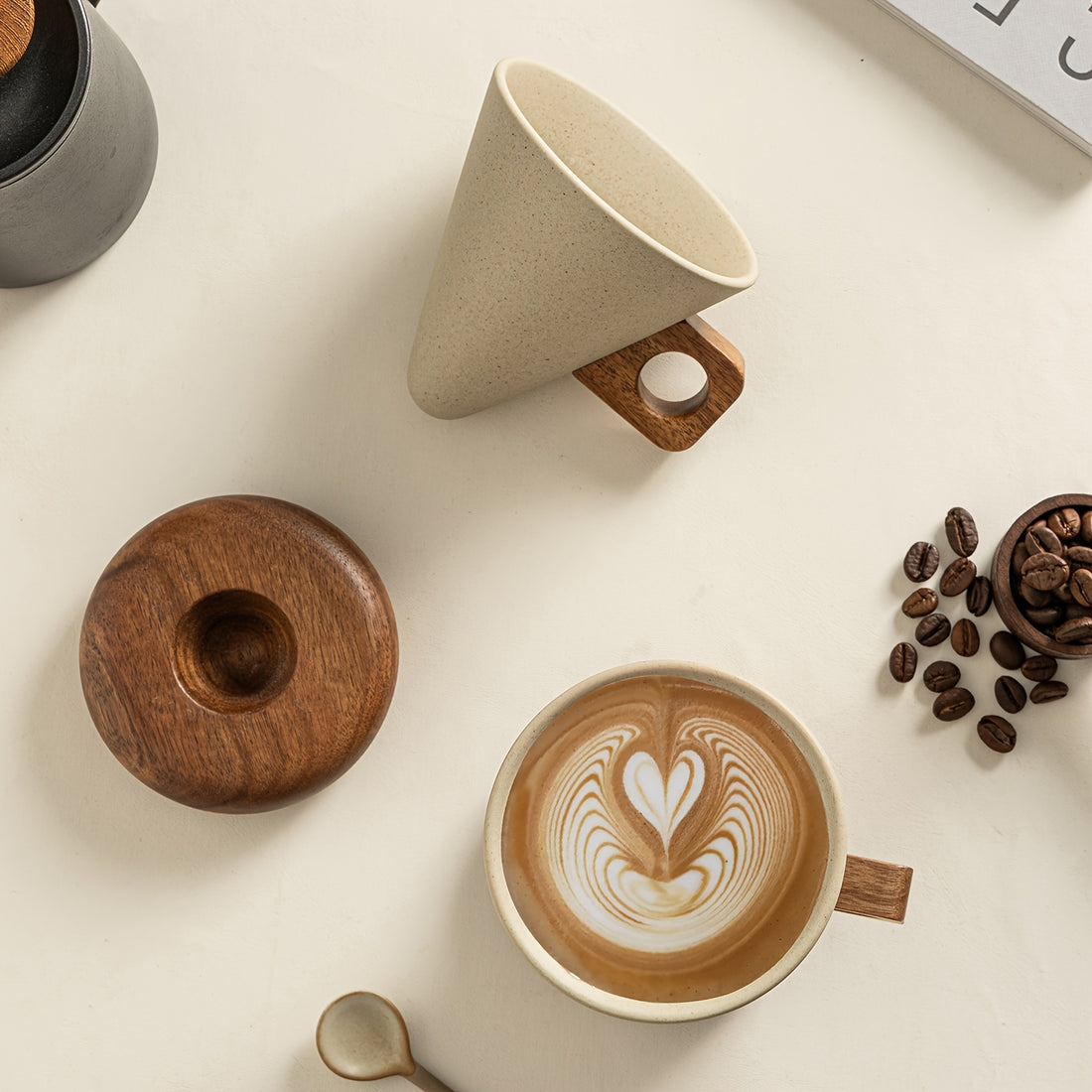 retro ceramic coffee cup high end coffee