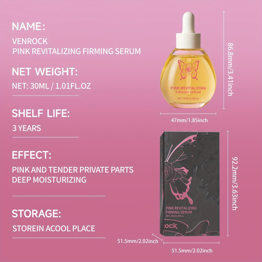pink firming serum 1 01fl oz intimate