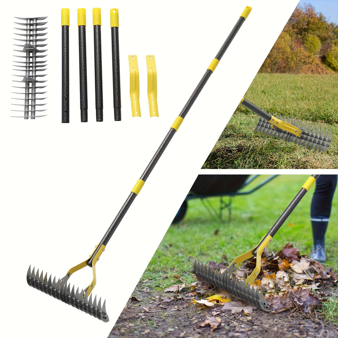 thatch rake lawn 15in thatching rake