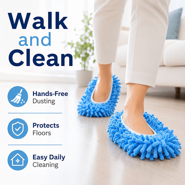 ultra cleaning house blue mop slippers floor