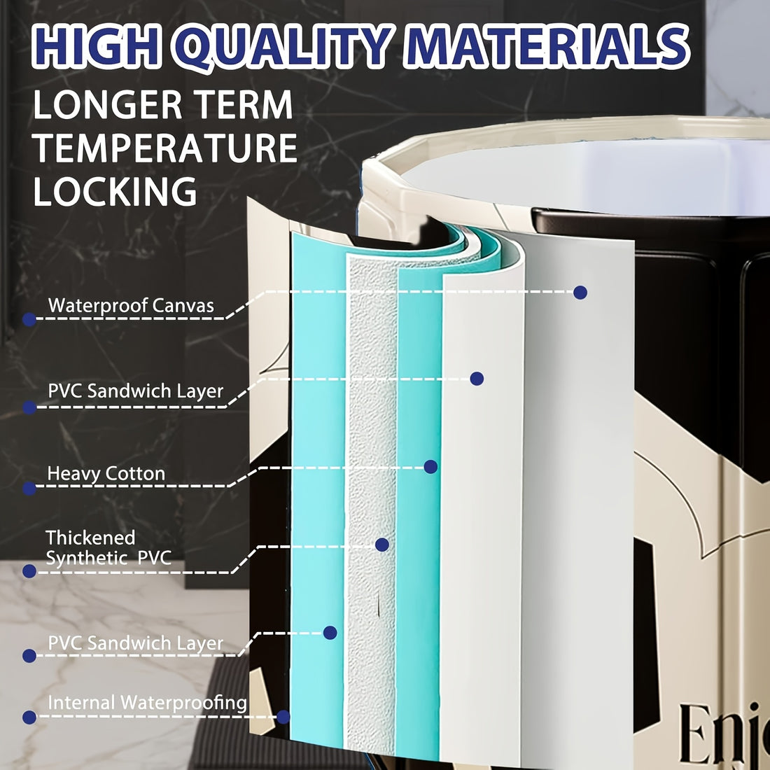 hot tub cold soaking tub free pillow drain hose