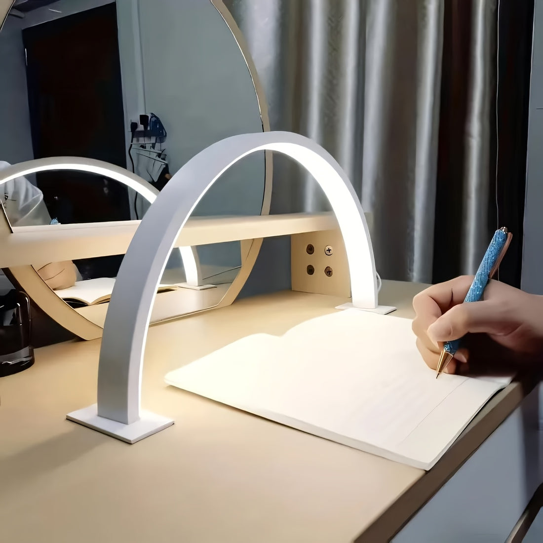 white led desk lamp adjustable brightness