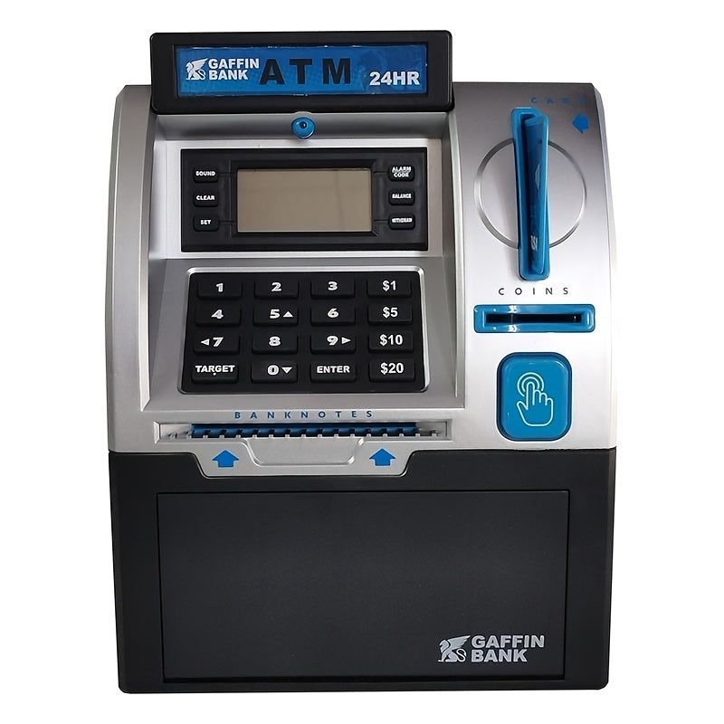 electronic bank set debit card cash scanning function