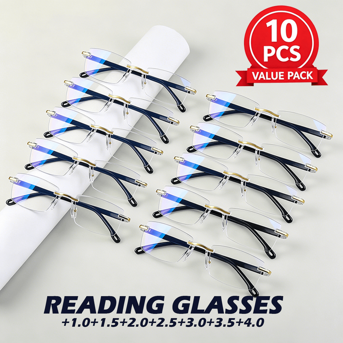 value 10pcs set glasses luxury diamond cut