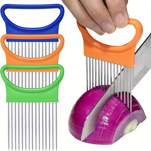 1 2 4pcs onion slicer vegetable tomato holder slicer cutter