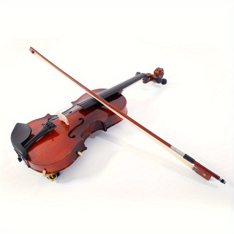 new 4 violin case bow natural temu
