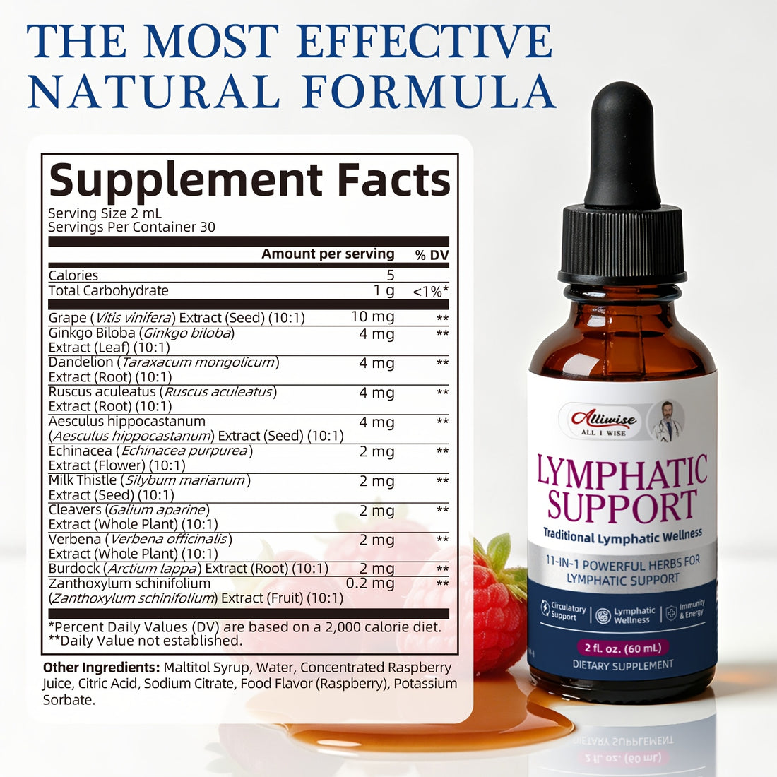 11 in 1 lymphatic health drops added