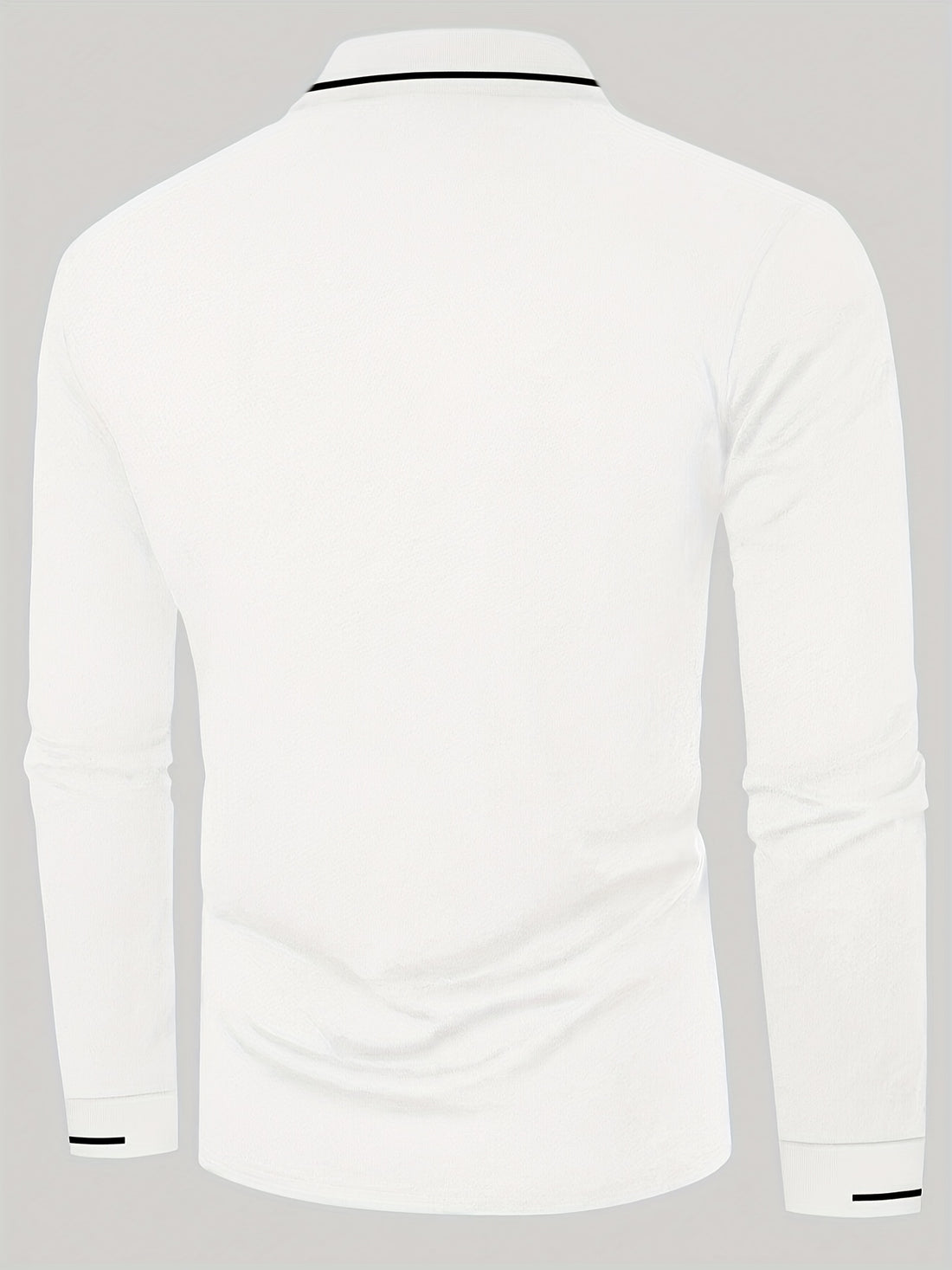 mens fashion long sleeve shirt casual golf wear