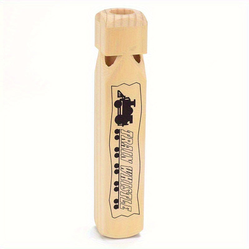 wooden train whistle kids 7 4 inch steam sound
