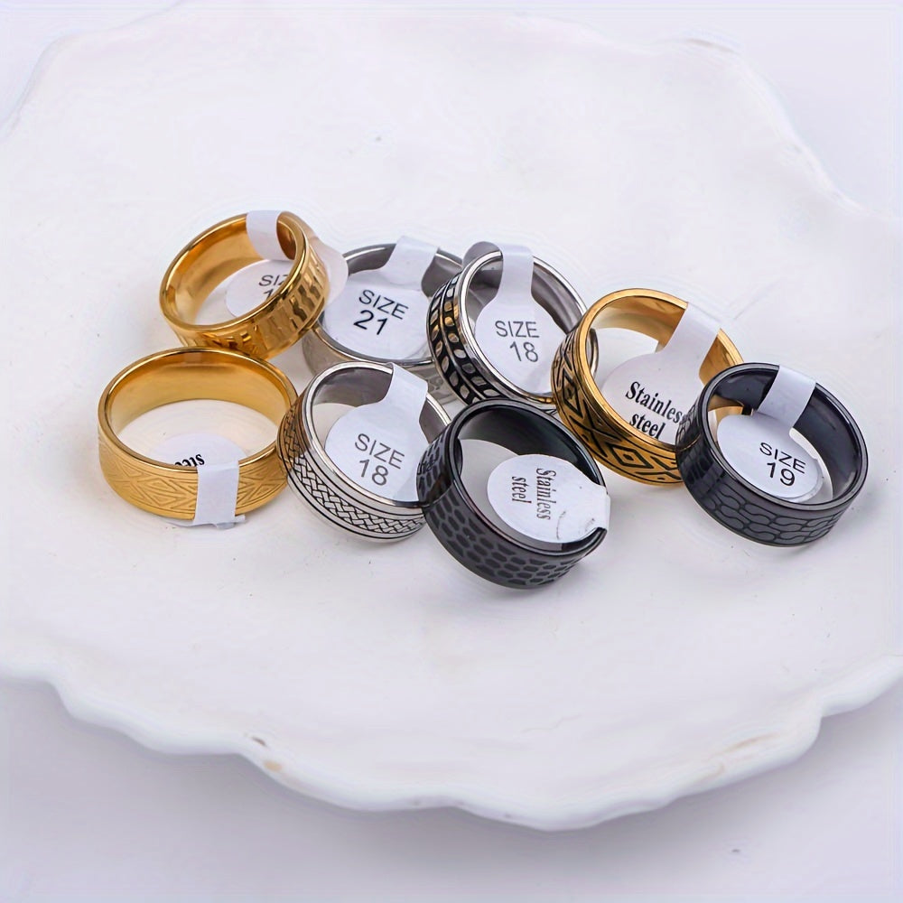 10pcs carved pattern multi
