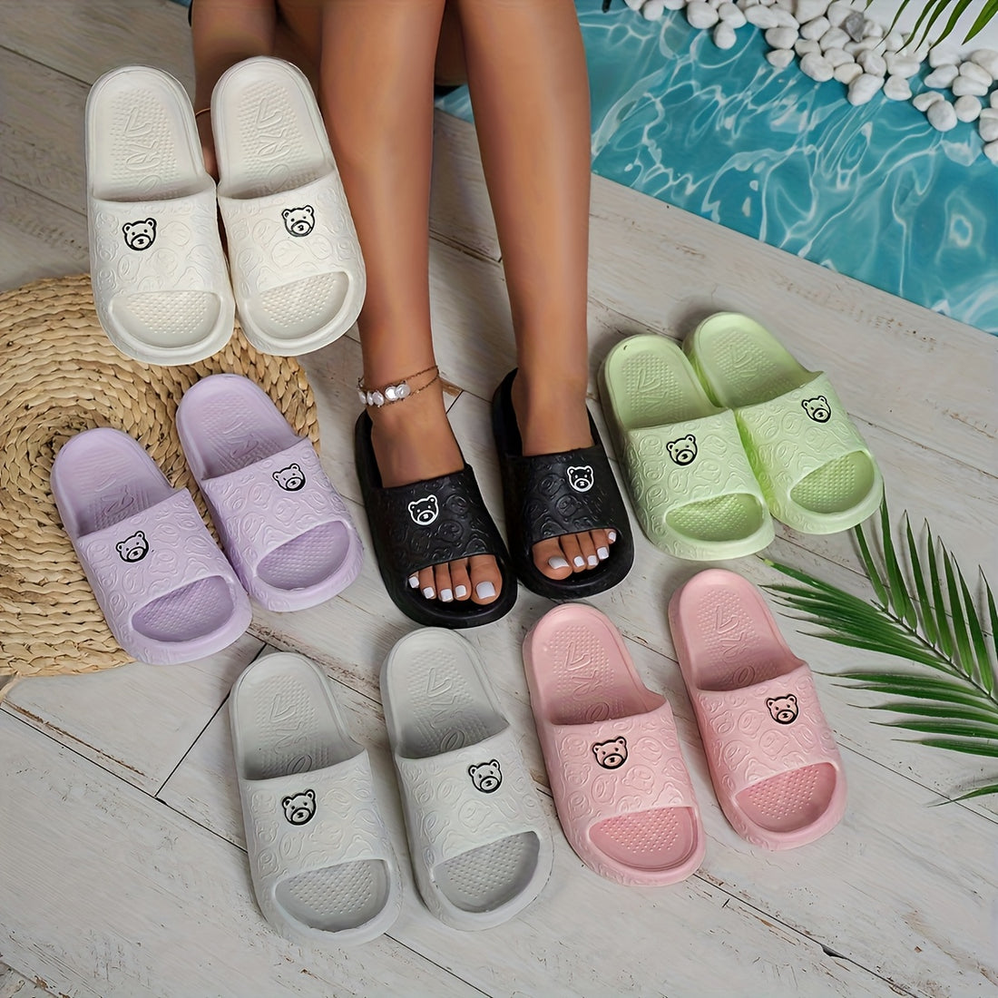cute eva slides women comfortable non slip