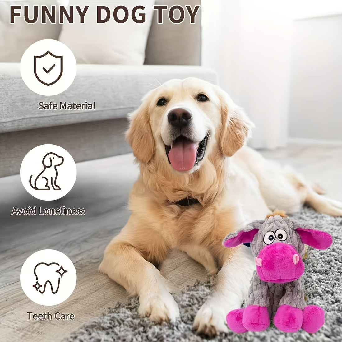 pink toys dogs shaped supplies temu
