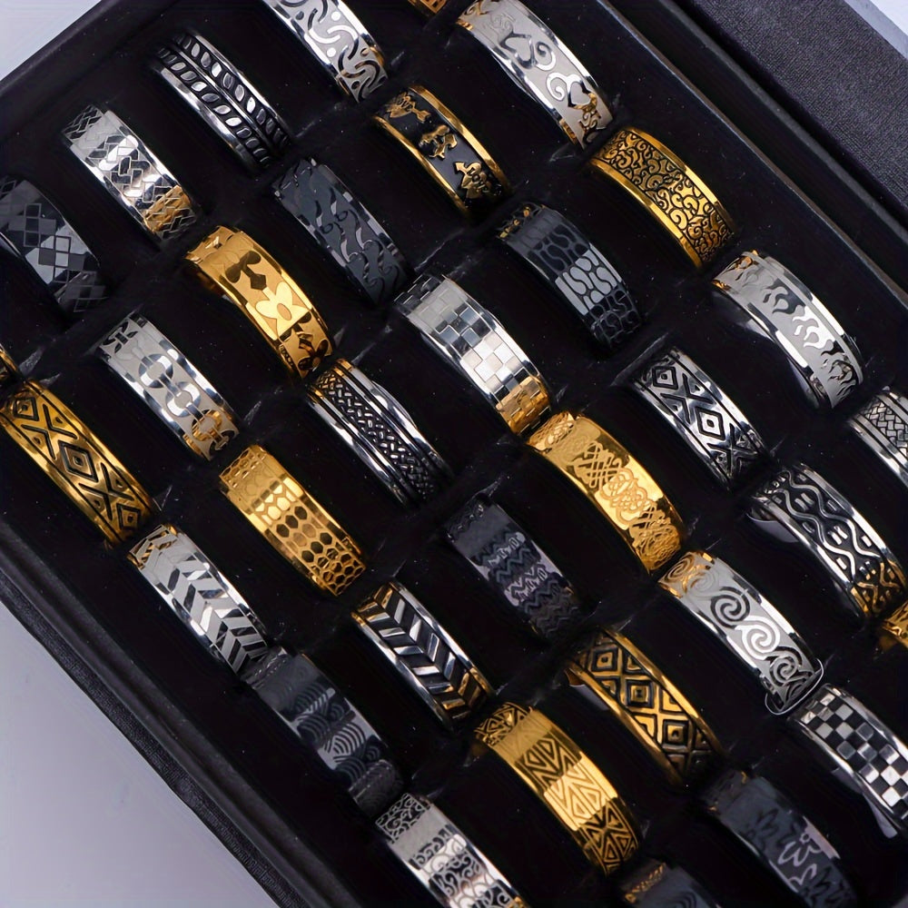 10pcs carved pattern multi