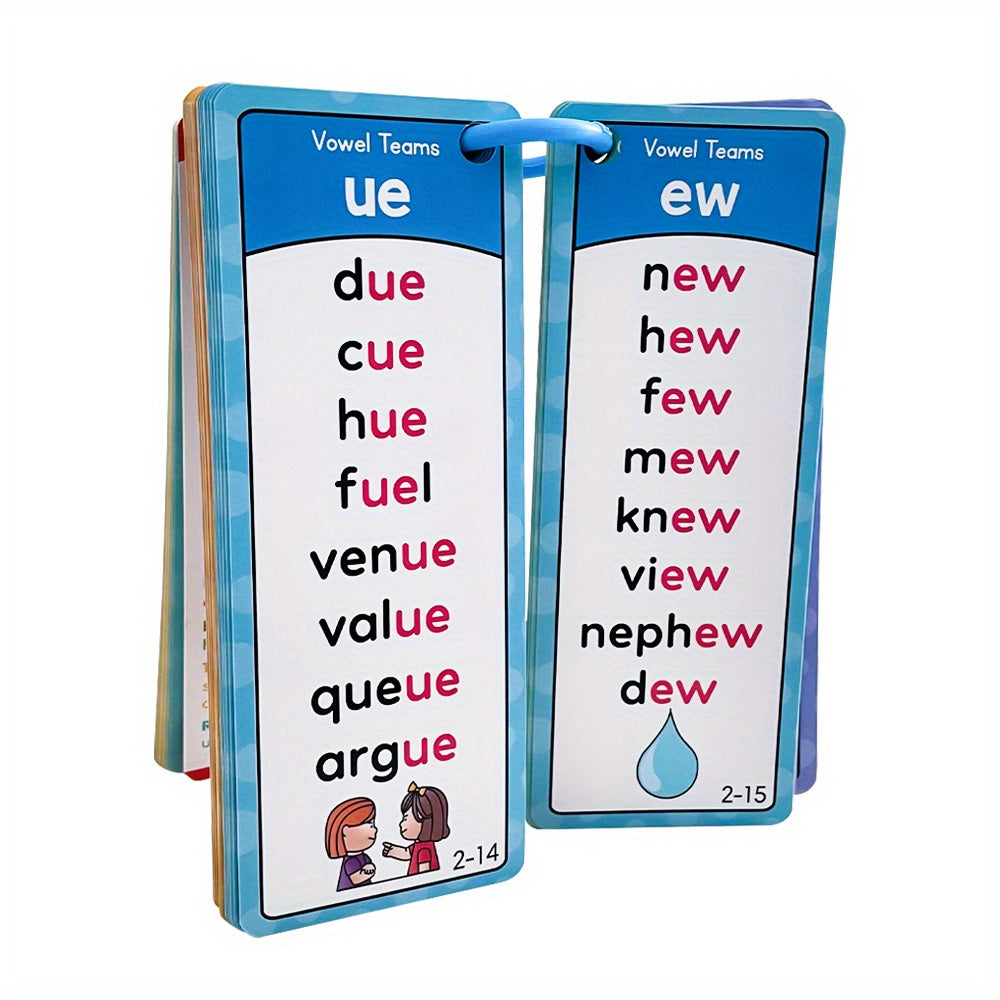 117 families words phonics word cards english