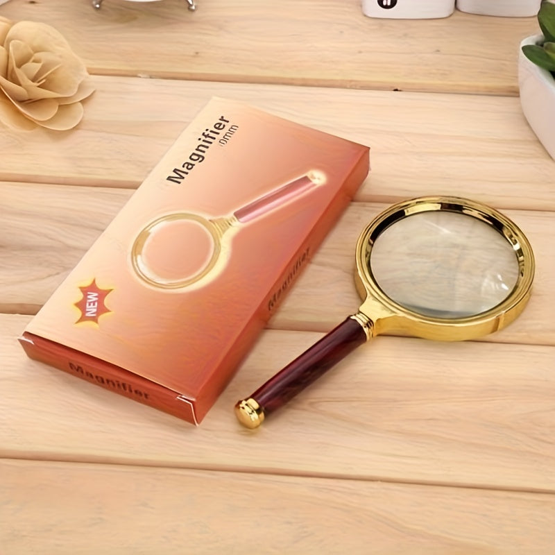 1pc metal magnifying glass 50 definition handheld