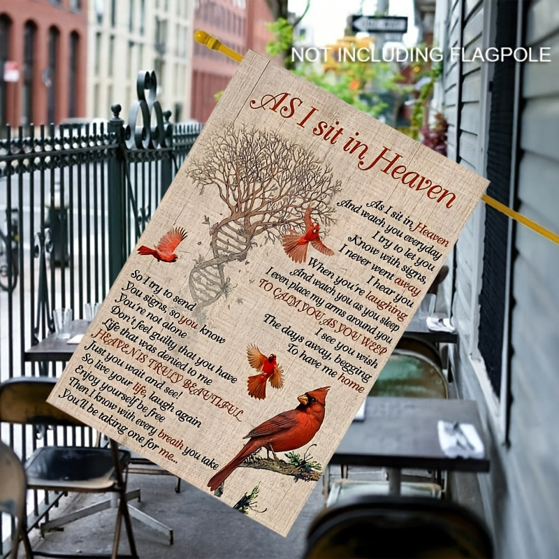 1pc memorial garden flag rest in heaven a