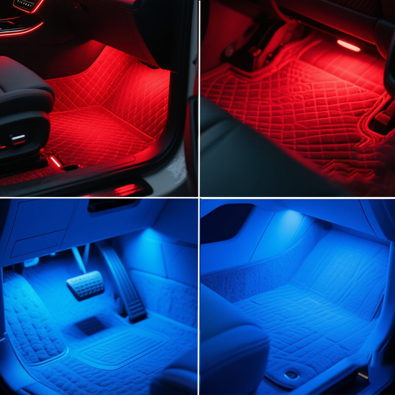 rgb car led light kit multi usb powered diy