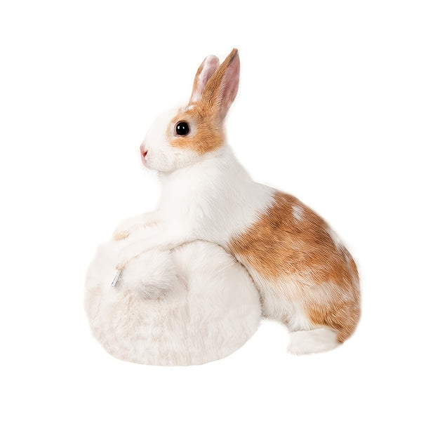 rabbit soothing plush chewable rabbits cage