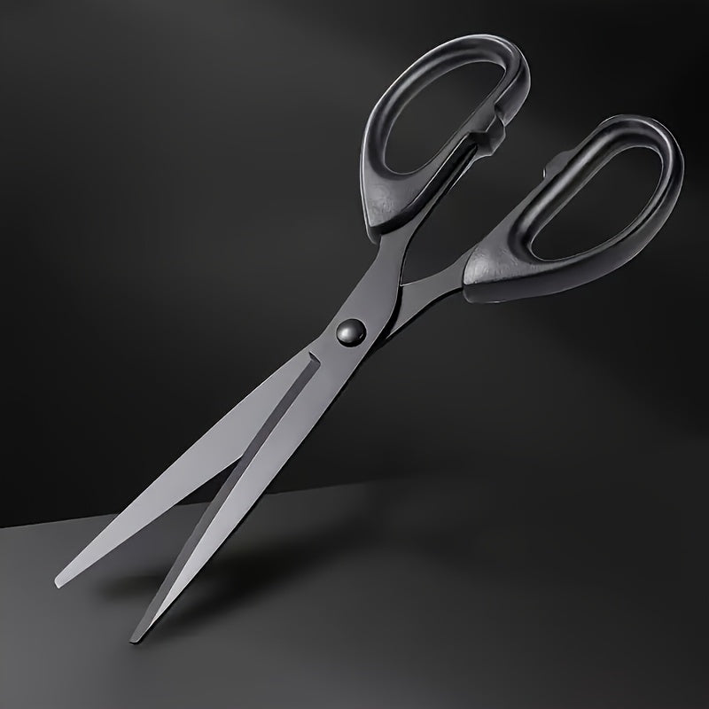 2 black rust proof metal scissors sharp comfortable