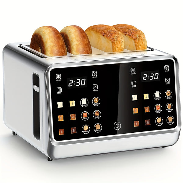 toaster 4 stainless steel digital smart toaster