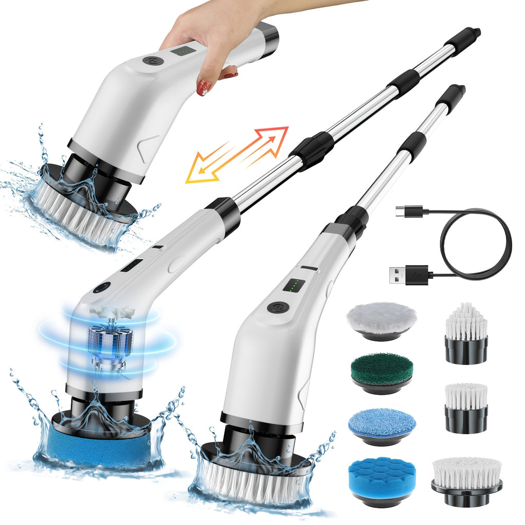 2026 new multifunctional electric cleaning brush telescopic