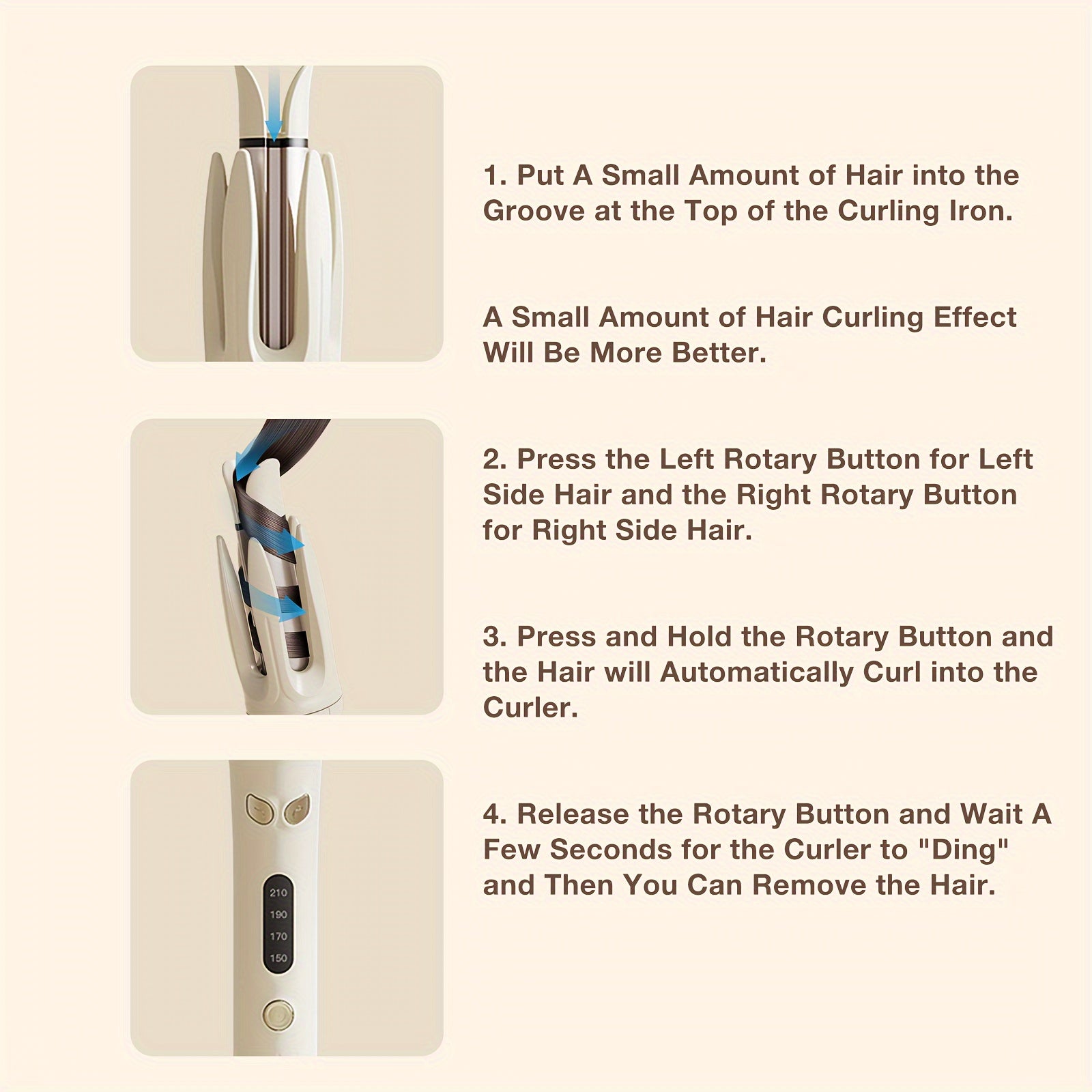 automatic hair curler 28mm   4 temperature