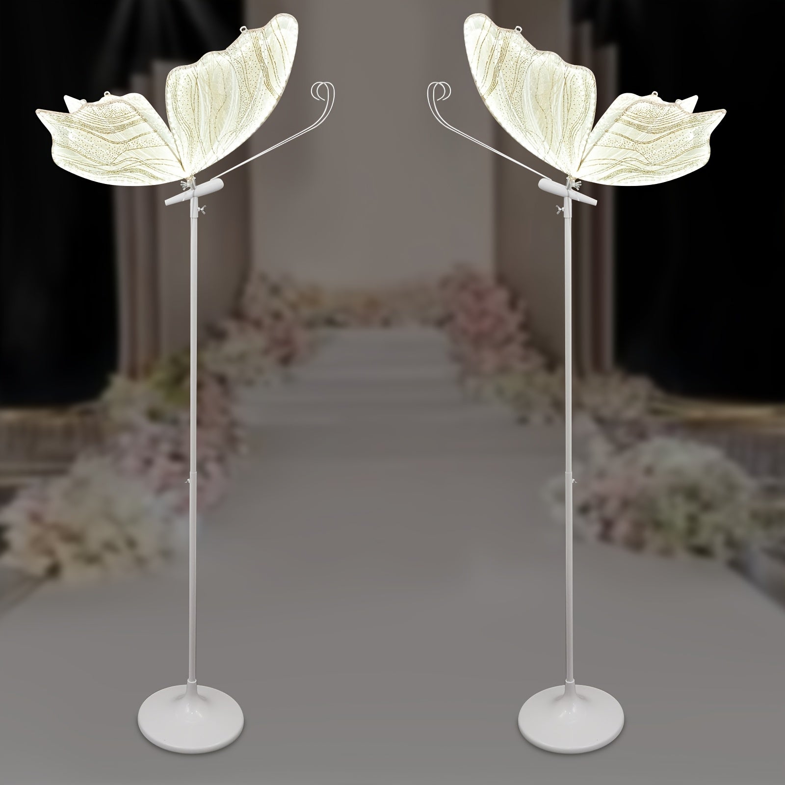 2pcs creative wedding   led floor lamp adjustable
