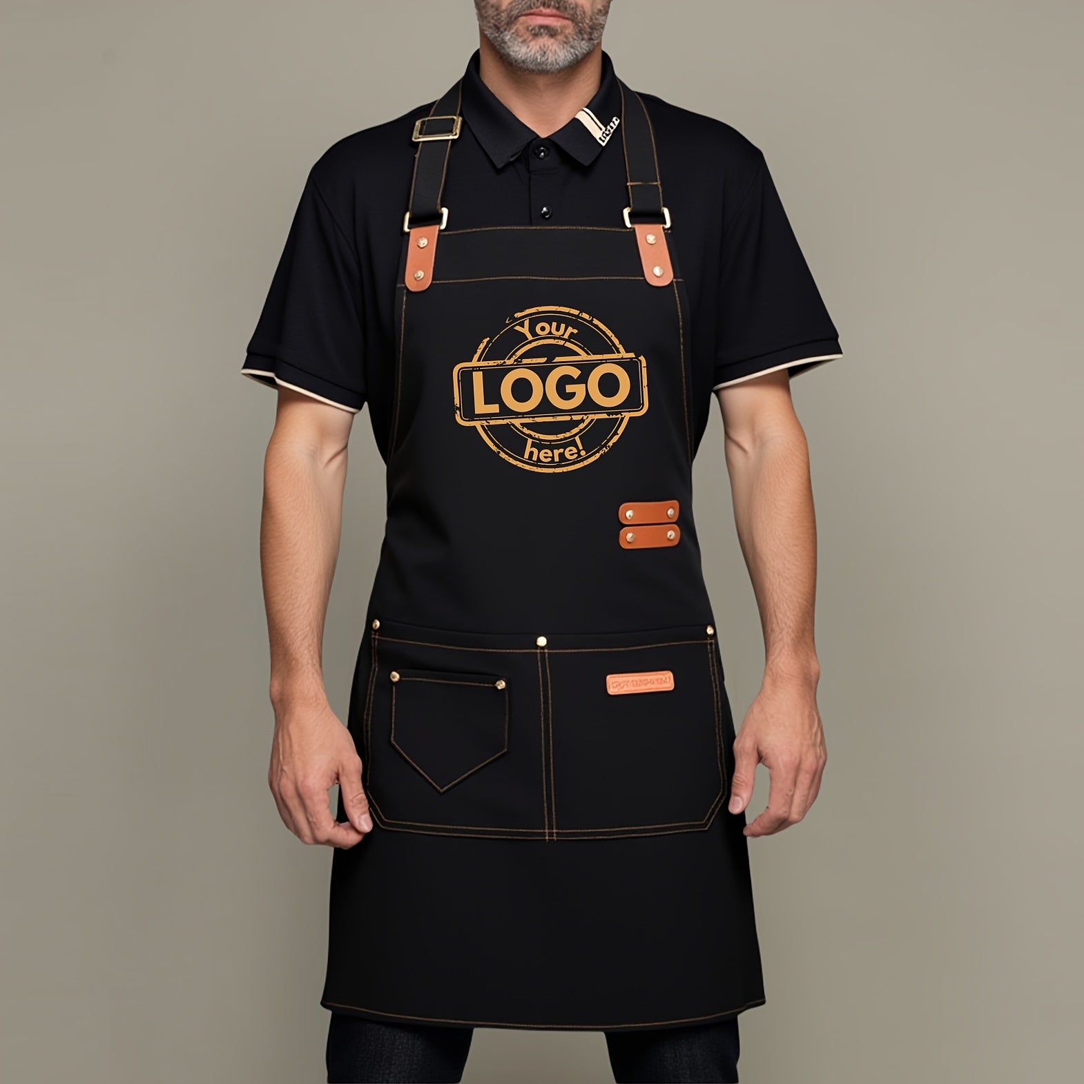 customizable pictures   heavy duty custom logo aprons