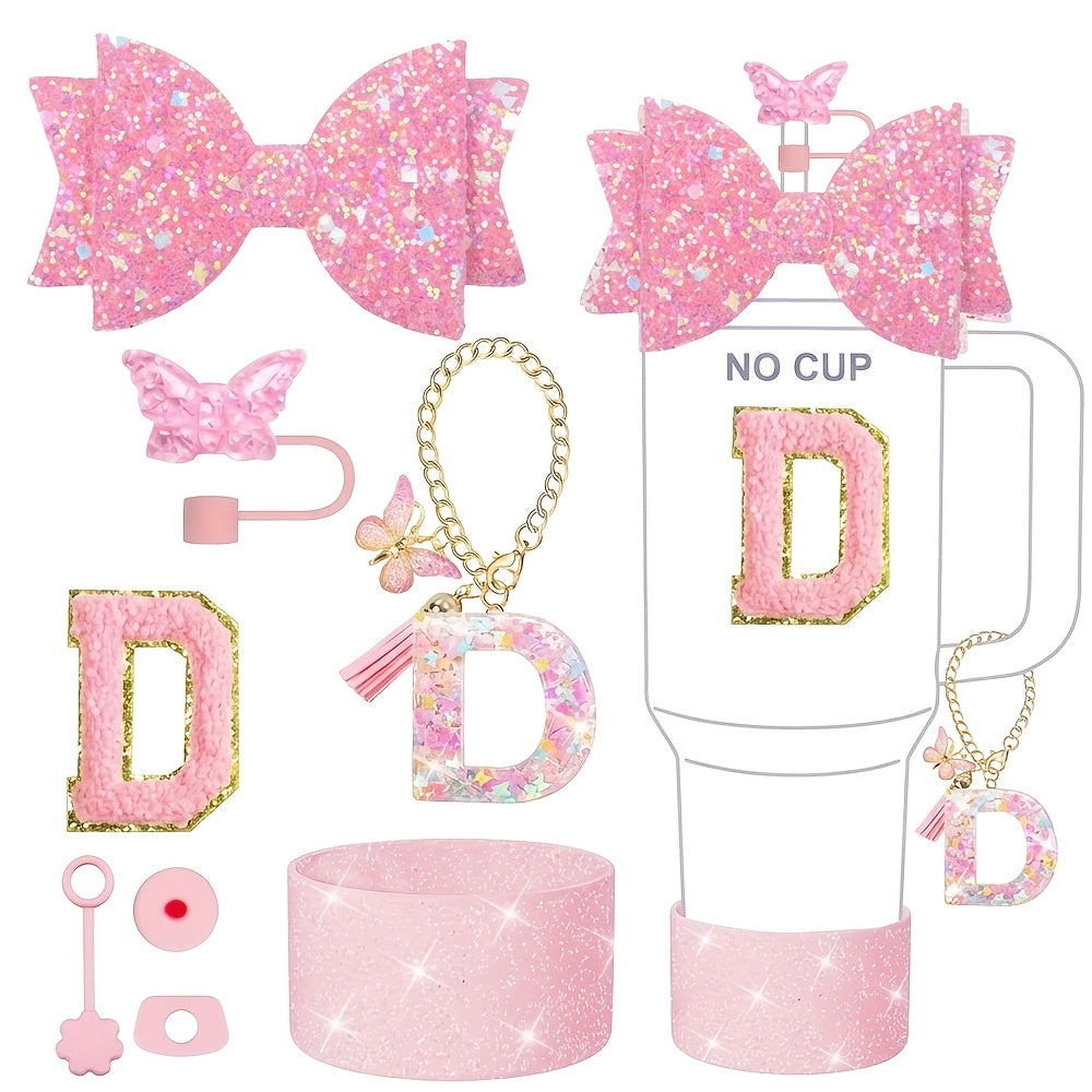 8pcs additions set 30oz 40oz tumbler cup including straw top