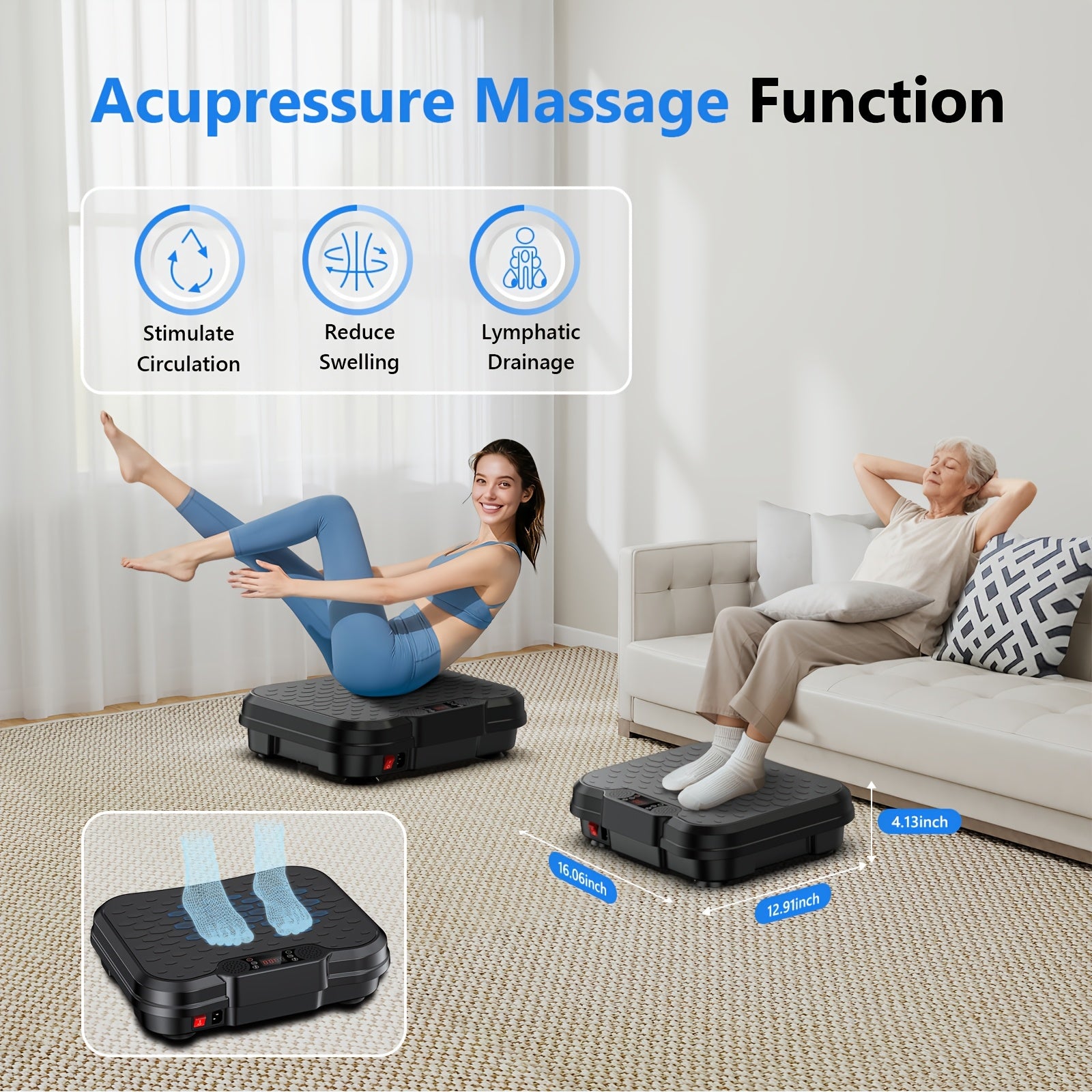 multifunctional fitness lymphatic detox machine reduction