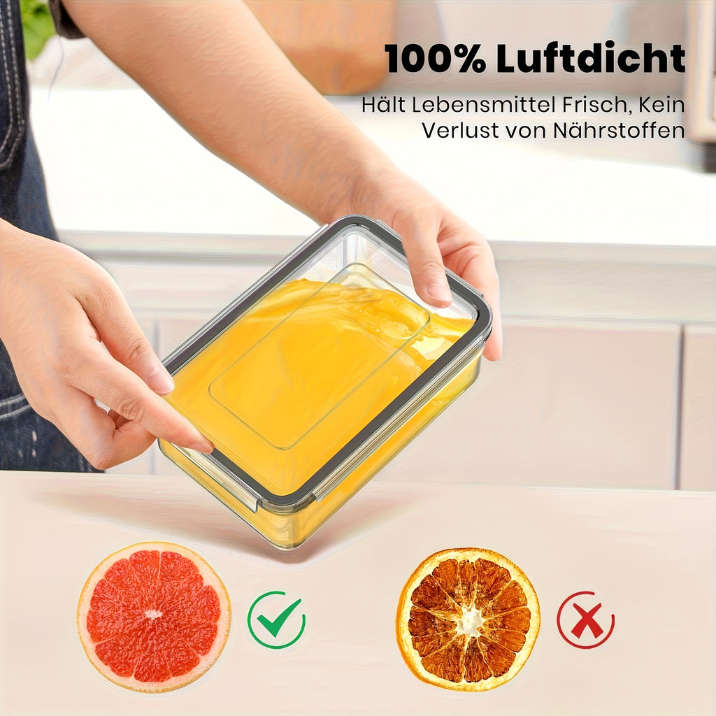 12pcs 6pcs lids 6pcs containers refrigerator food storage