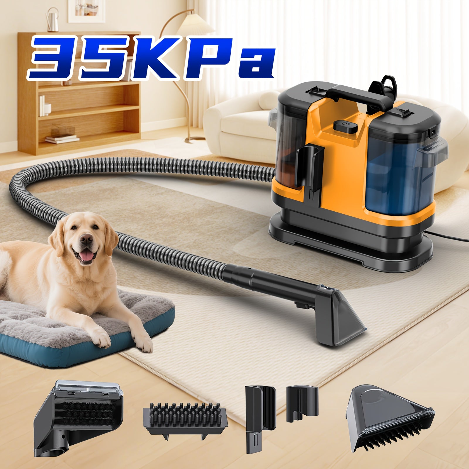 35kpa durable upholstery cleaner machine portable carpet
