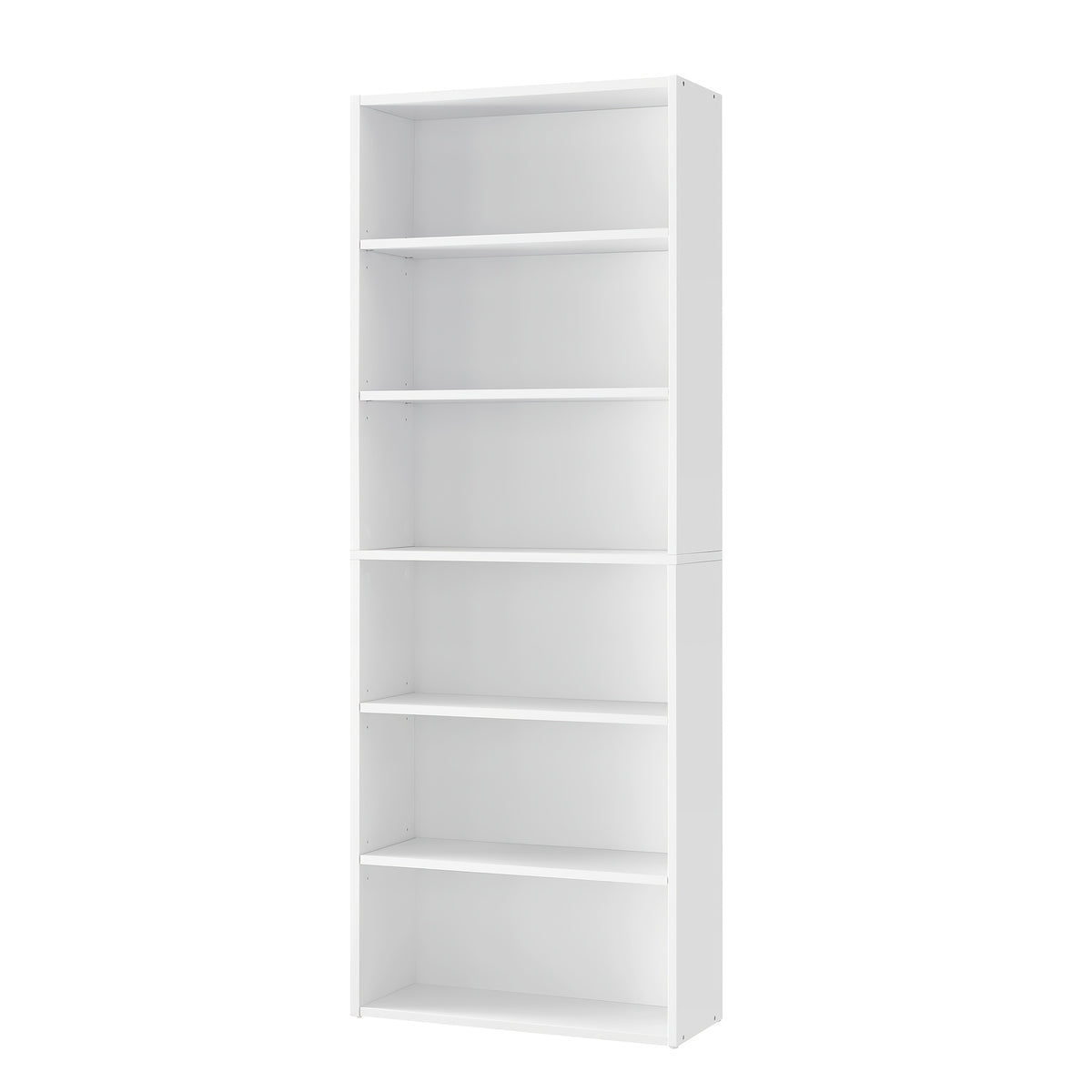 6 tier open bookshelf display space saving bookcase home