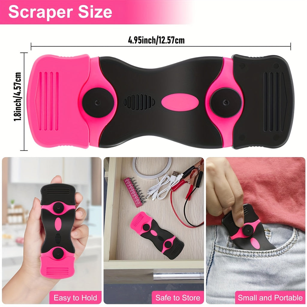 removal scraper glass scraper 1 pink double
