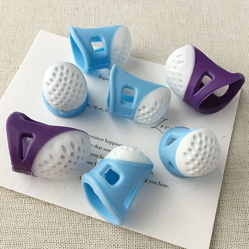 3pcs 1set sewing thimble set durable sturdy adjustable sizes