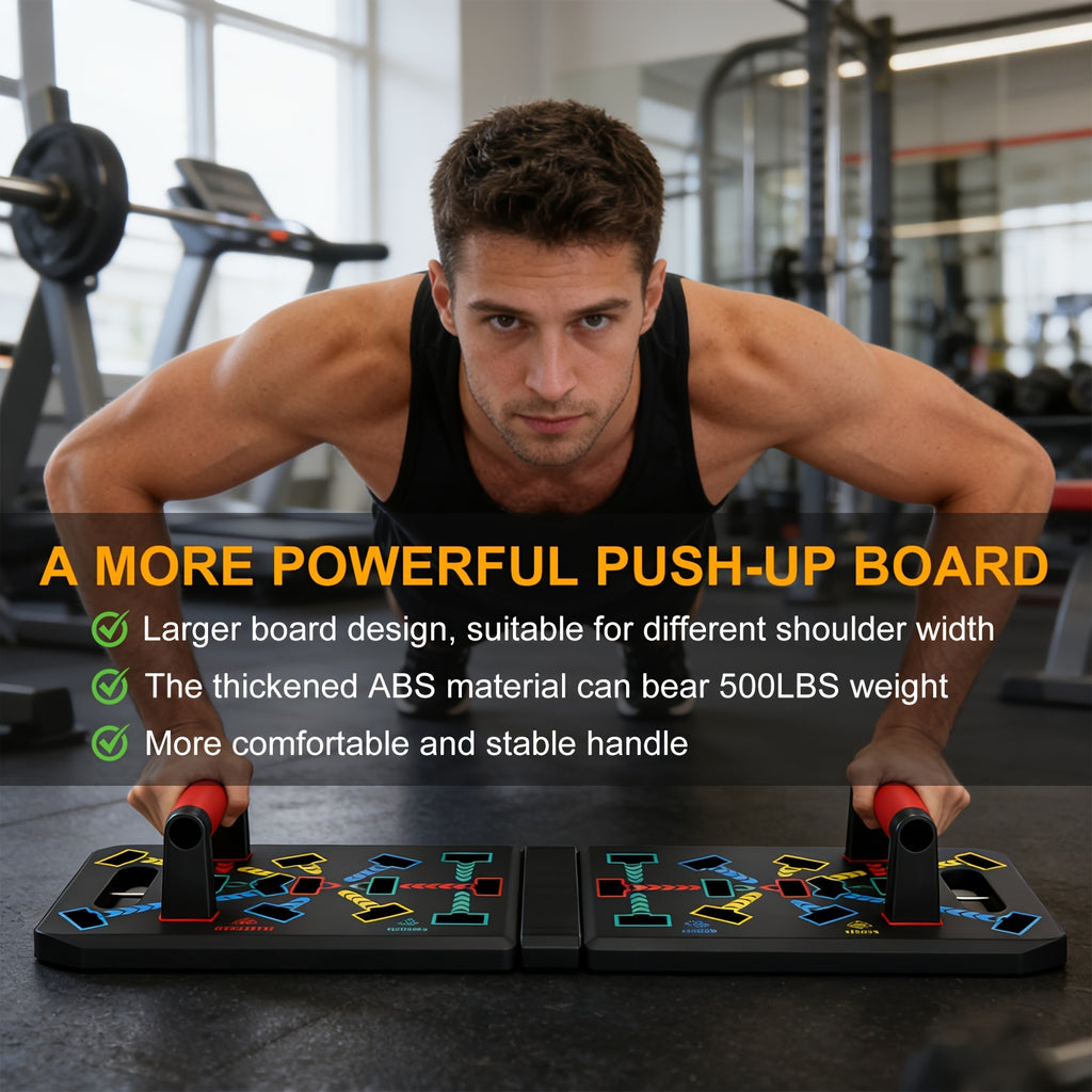 push board pilates bar   band ab roller foldable