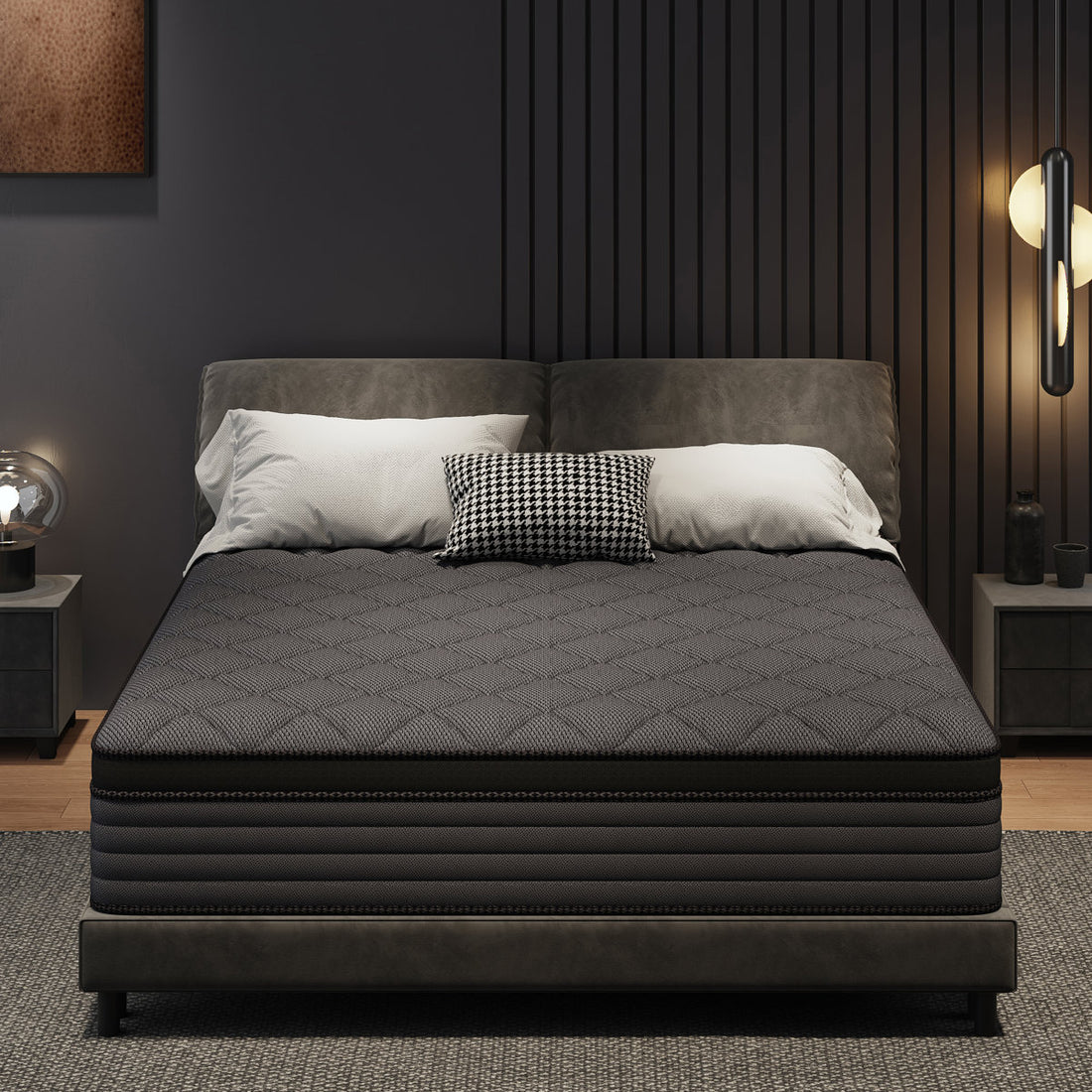 10"/12"/14"Gel Memory Foam Medium Hybrid Cooling Mattresses In A Box