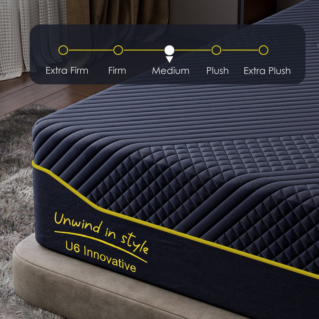 10" Mattress Queen Size, Medium Cooling Gel Memory Foam Mattress In a Box
